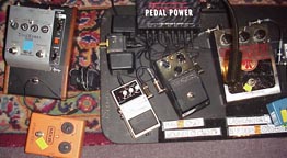 Billy Corgan pedal board